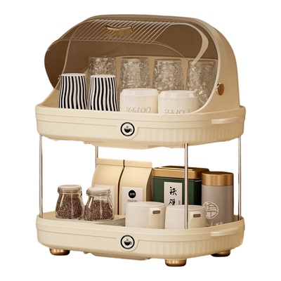 带盖防尘沥水奶瓶收纳盒收纳架