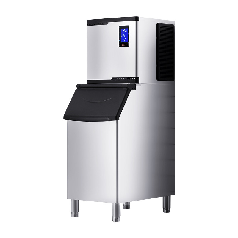 广绅制冰机商用奶茶店大型350kg咖啡店500磅大容量全自动造冰块机