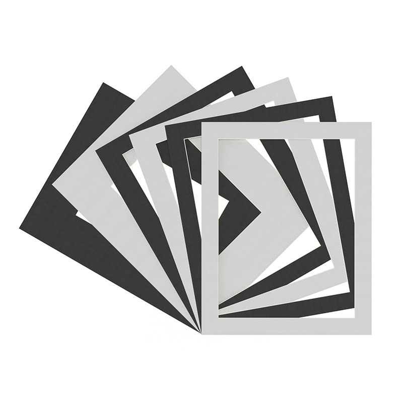 20寸卡纸白色黑色画框装裱内衬垫