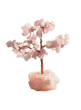 挖到宝啦！粉晶树招财树摆件