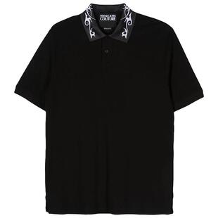 Versace/范思哲VJ 男士潮牌翻领纯棉短袖POLO衫 76GAGT08 CJ01T