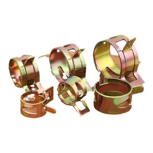 Q673弹性卡箍钢带型环箍弹簧钢卡管夹手捏喉箍水管油管箍锰钢卡子