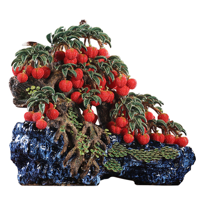 乔迁新居礼品客厅摆件石湾陶瓷