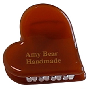 可爱减龄彩色爱心醋酸发夹边夹侧边小号发抓刘海夹2025新款高端