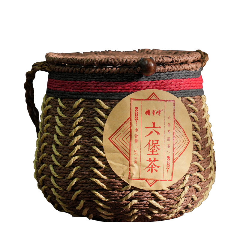 将军峰广西六堡茶9年陈500g篓装