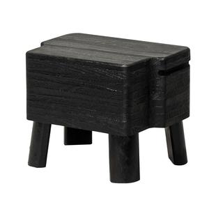 实木小凳子家用客厅门口换鞋矮凳儿童舒适结实榫卯凸面侘寂风板凳