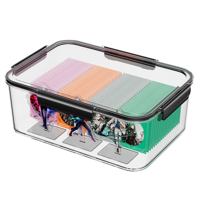 谷子徽章吧唧收纳盒透明