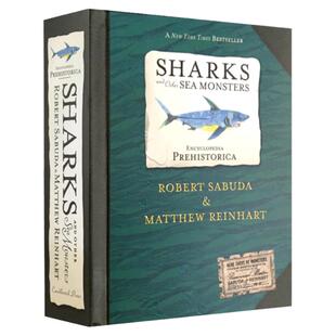 史前大鲨鱼和海怪 立体书 Encyclopedia Prehistorica Sharks and Other Sea Monsters 英文原版 英文版儿童百科全书 3D纸雕艺术书