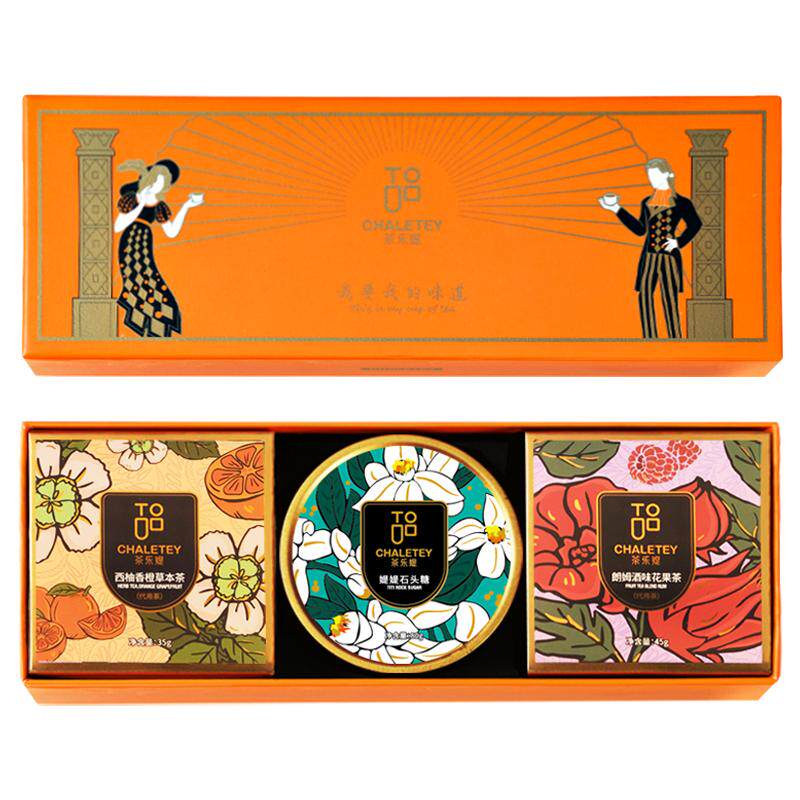 茶乐媞花果茶礼盒朗姆酒洛神花覆组合型花茶