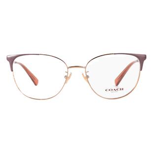 COACH蔻驰复古猫眼眉线眼镜框女HC5148时尚金属舒适百搭近视镜架