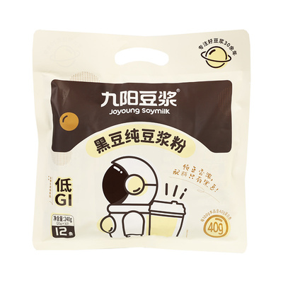 九阳豆浆黑豆纯豆浆粉无添加蔗糖