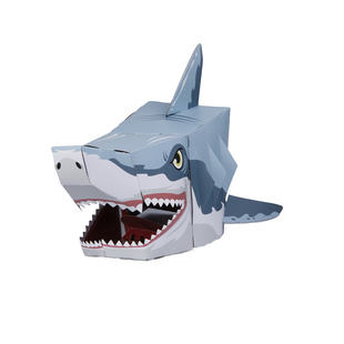 进口品牌动物儿童面具3D幼儿园活动表演道具卡通装扮头饰套礼物盒