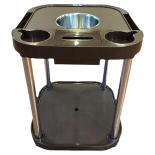 麻将机茶几棋牌馆专用功能茶水架茶杯架茶水台通用配件旁边的小桌