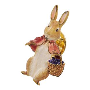 【彼得兔联名】Fable棉尾兔珐琅彩胸针配饰原创设计送女友礼物