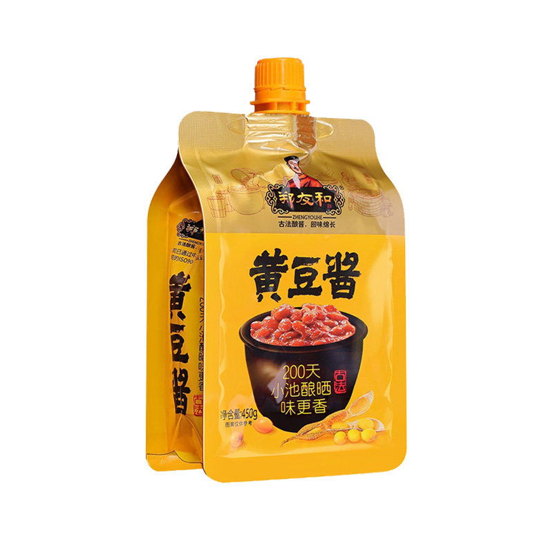 郑友和黄豆酱450g营口大酱熟酱蘸菜酱农家饭包酱炸酱拌面调味家用