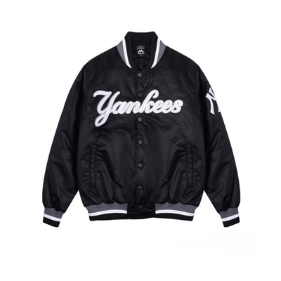 mlb台湾采购洋基队钮扣夹克外套