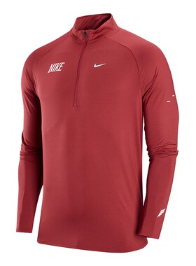 NIKE耐克马年限定新年红色男女速干半拉链立领跑步卫衣IQ3818-613