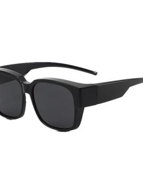 偏光变色近视专用太阳镜男