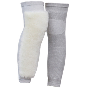 加长护膝保暖女士老寒腿男膝盖护关节羊毛加宽加厚冬季防寒老年人