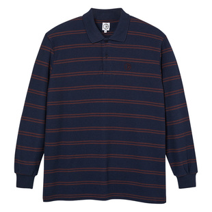 Polar Skate Co Stripe LS Shirt 撞色条纹休闲长袖T恤复古Polo衫