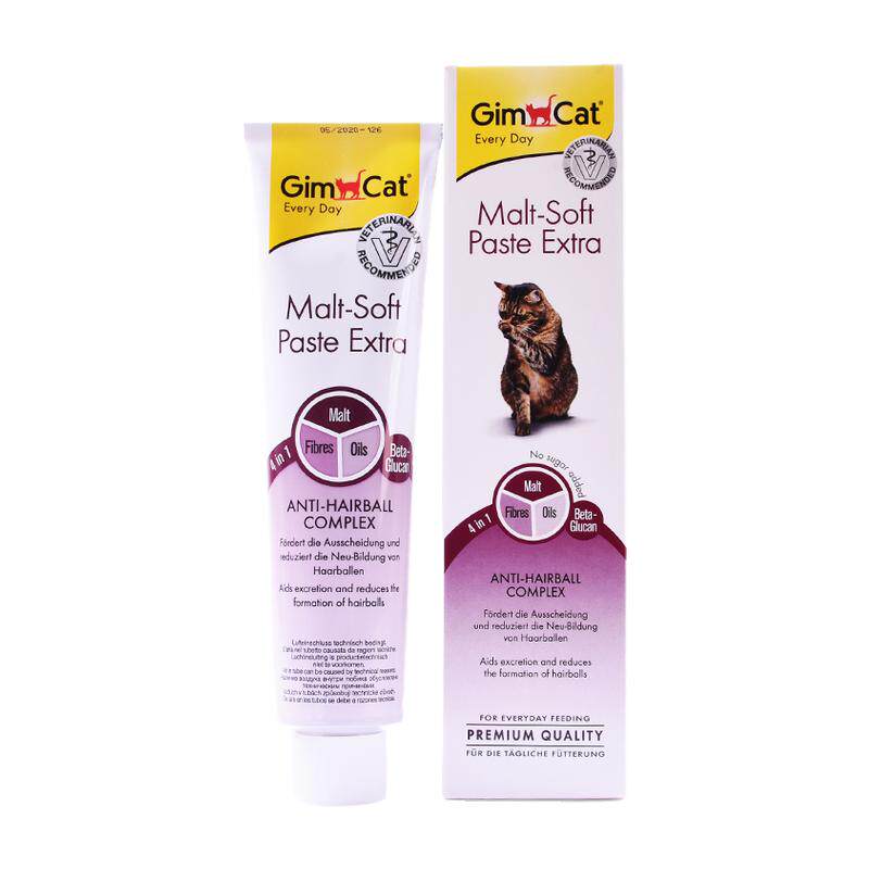 德国进口Gimcat 俊宝化毛膏200g猫咪用维他命多维营养膏