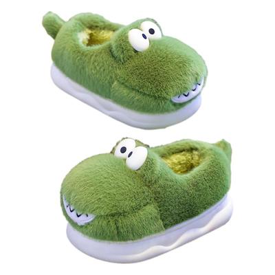 班都熊儿童冬季包跟棉拖鞋