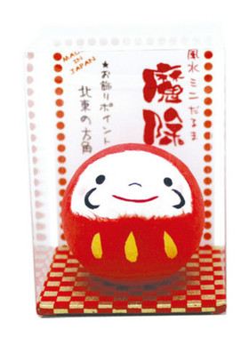 日本京都龙虎作开运招福达摩摆件