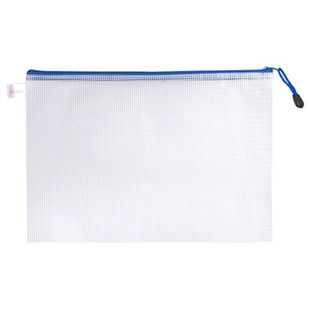 网格袋 a4拉链袋 10个文件袋 考试袋 透明资料袋 网格袋 5个 防水