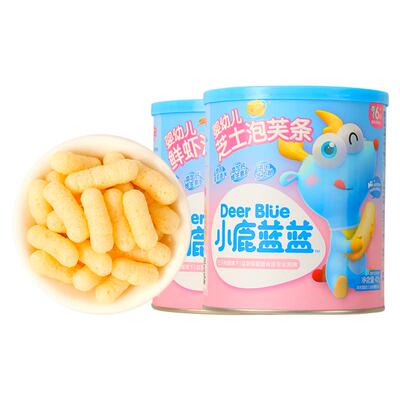 小鹿蓝蓝宝宝零食婴儿泡芙条2罐