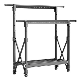 晾衣架落地折叠室内家用阳台室外晒被子神器伸缩晒衣架卧室凉衣杆