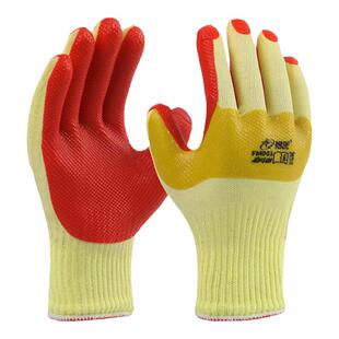 正品星宇胶片手套劳保耐磨工作橡胶钢筋工地专用冬季加厚耐磨防滑