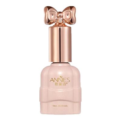 奶白亮片双色美甲套装