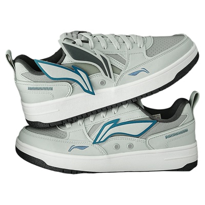 李宁板鞋男款2025夏季新款魔术贴百搭软底轻便休闲鞋青少年运动鞋