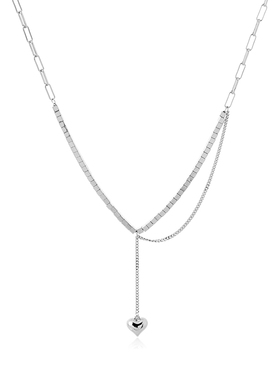 高级感轻奢项链立体女双层百搭