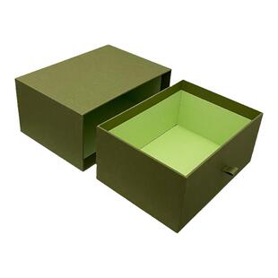 橄榄绿色抽屉盒礼盒空盒通用礼品包装盒生日礼物盒子现货