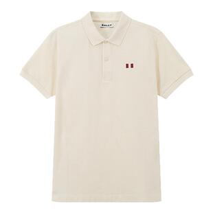 Bally巴利 新品 男士棉质LOGO刺绣CUTSEW短袖POLO衫 M5BAF43F