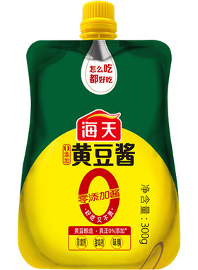 海天0添加黄豆酱300g下饭拌面