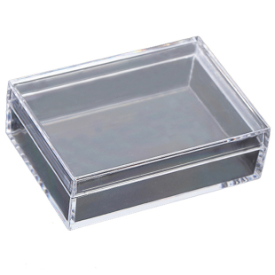 透明塑料盒子 长方形 有盖标本盒收藏盒加厚展示样品盒小号收纳盒