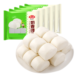 安井 奶香馒头240g*5袋60只实心馒头油炸馒头聚餐烤馒头批发囤货