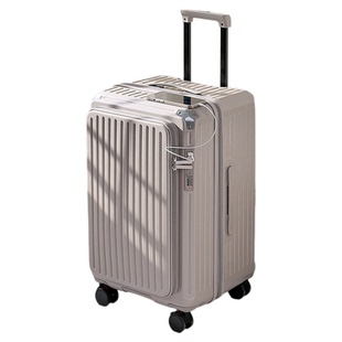 艾洛达2025新款大容量一九开加厚行李箱20寸扩展抗摔耐磨拉杆箱