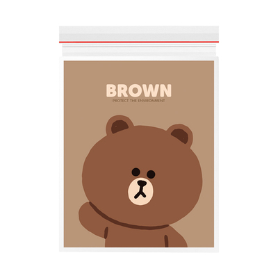 潮九玩五LINEFRIENDS粘贴垃圾袋