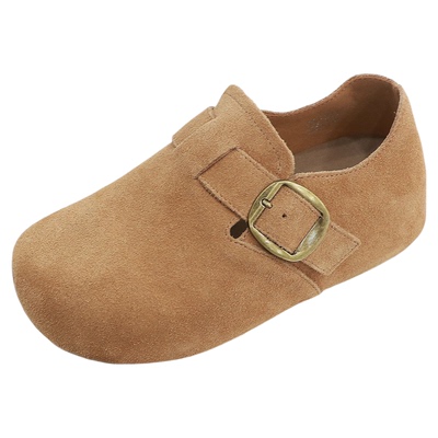 诗路花语2025冬季加绒厚底勃肯鞋