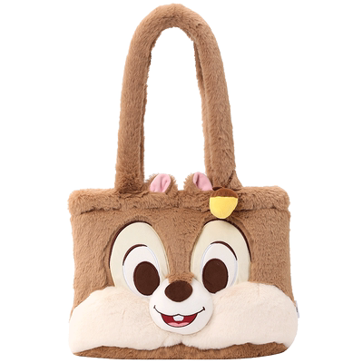 畹町迪士尼奇奇单肩包毛绒包