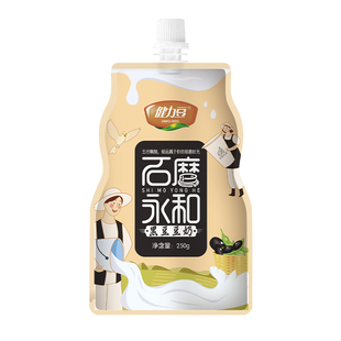 爱心牛石磨豆奶袋装250g红枣黑豆豆浆饮料早餐整箱批发原味饮品