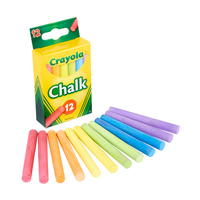 绘儿乐6色少尘粉笔12支装