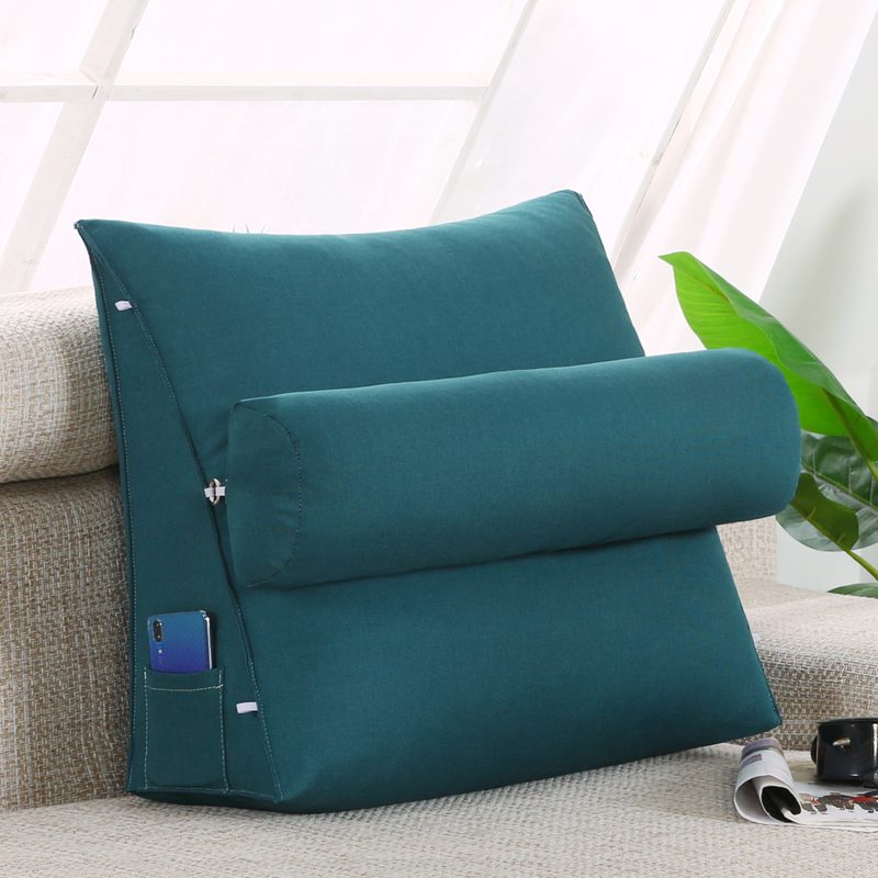 床头三角靠垫家用头枕可包窗靠背拆洗靠枕榻榻米飘可软垫调节