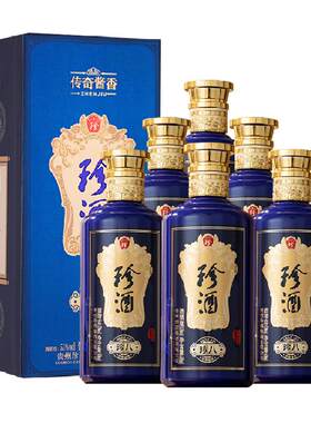 珍酒珍八53度酱酒醇厚500ml*6瓶