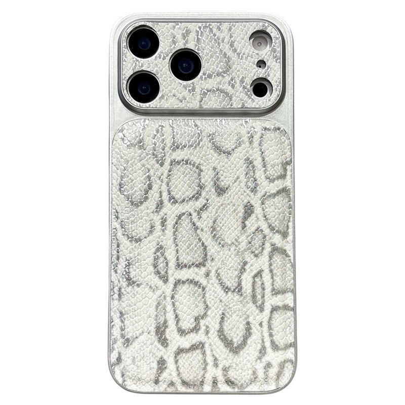 鳄鱼皮纹iPhone17手机壳轻奢风苹
