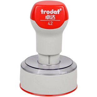 trodat卓达新型带弹簧按压式光敏印章42 3045 38 20带空白墨盒
