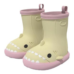 babycrayon儿童雨鞋女童宝宝雨靴男童学生儿童中大童水鞋胶鞋